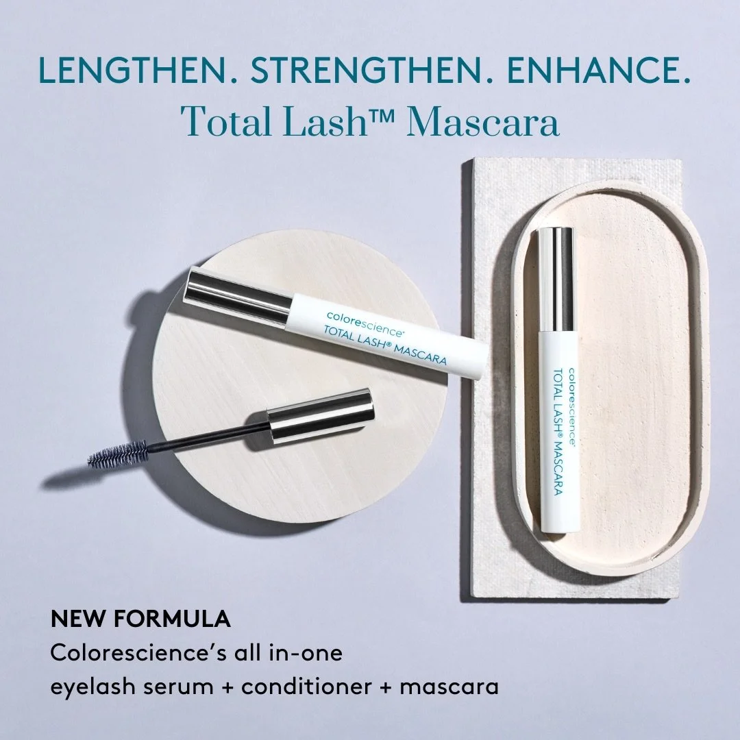 Following up my lash post with info on the @colorescience mascara! If you are a daily wearer, making the transition to Total Lash Mascara can help with long-term lash growth! The mascara is infused with peptides and no prostaglandins - meaning there 