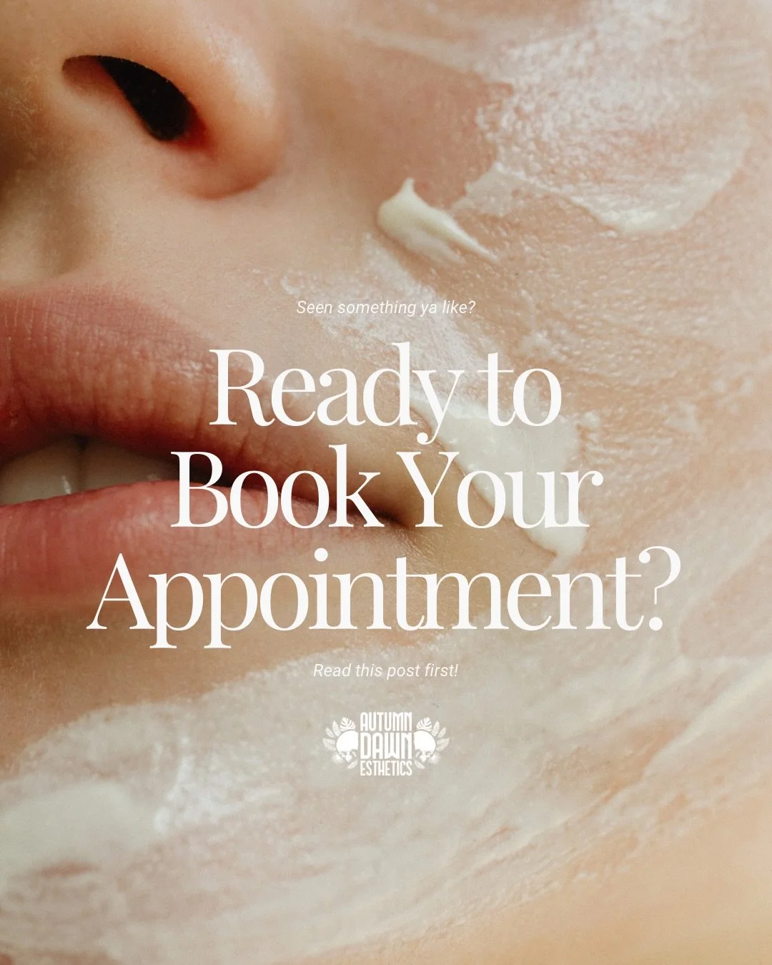 Some FAQs about booking 😎

I&rsquo;ve designed my website to be super easy to find a service, book an appointment, shop, or fill out required consultation forms. Be sure to head to it first if you&rsquo;ve got any questions! I even have a section ab
