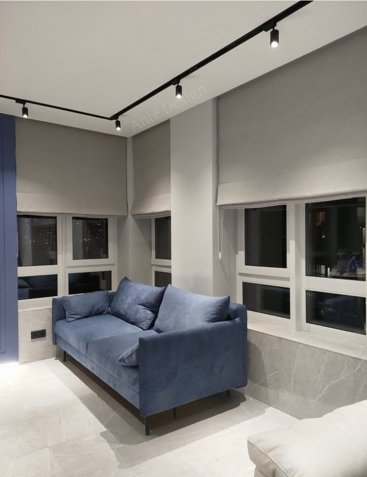 Montreal and Toronto tailored roman shades
