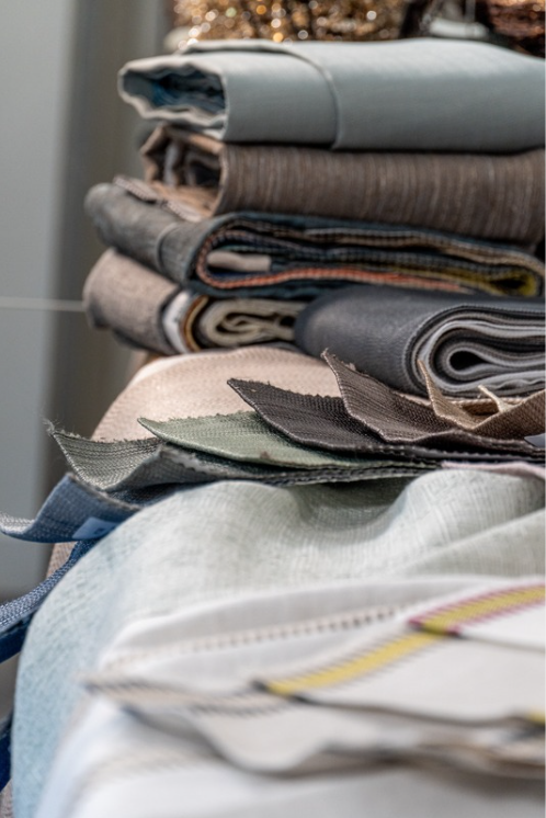 curated collection of premium European fabrics Toronto and Montreal