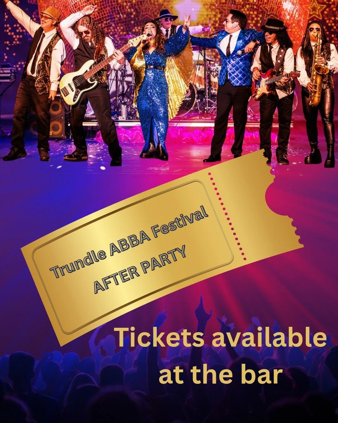 TSCC SATURDAY MAY 2

Open 10am till late 

Wu's Chinese restaurant open today for lunch and dinner. 

A taste of Greece open 9pm till late 

DJ Diggz 8pm 

Disco Revolution 8.30pm

Lucky door prize 9pm 

Online ticket sales for Trundle ABBA Festival 