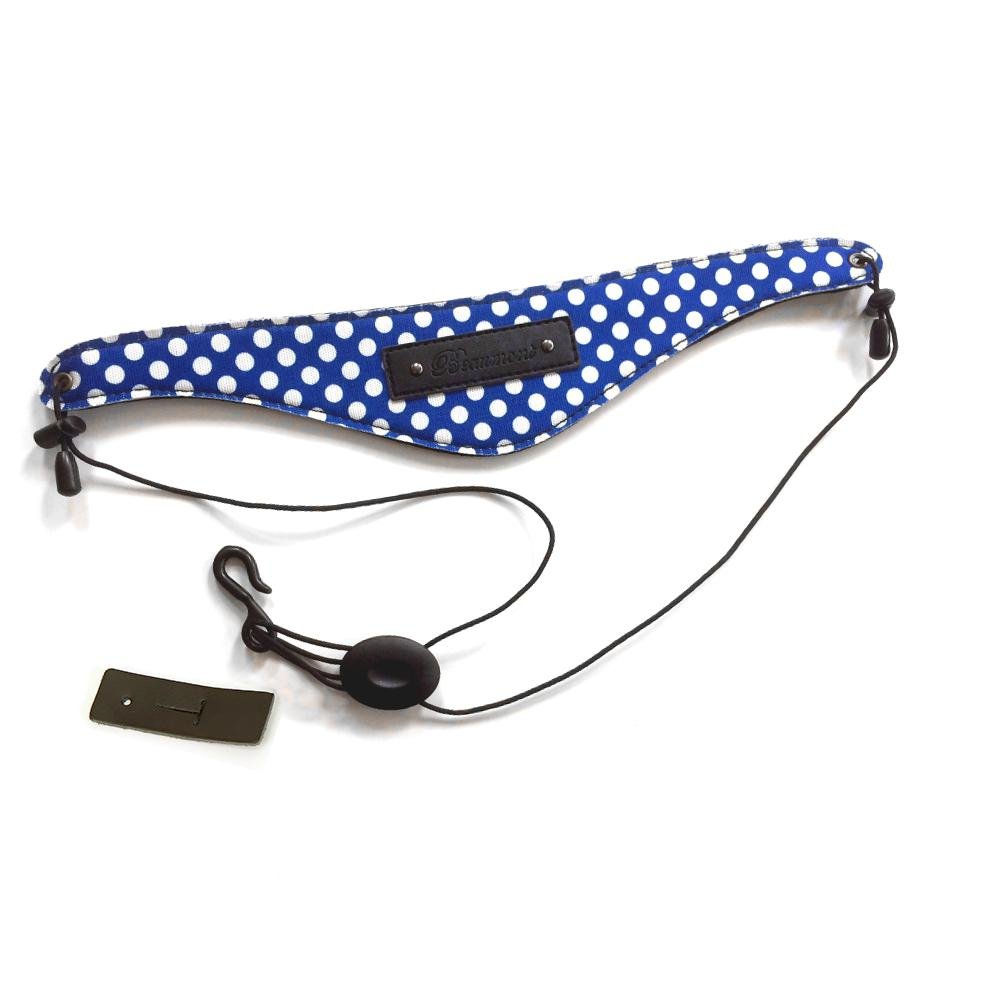 Beaumont-Clarinet-Oboe-Neck-Strap-Blue-Polka-Dot-2.jpeg