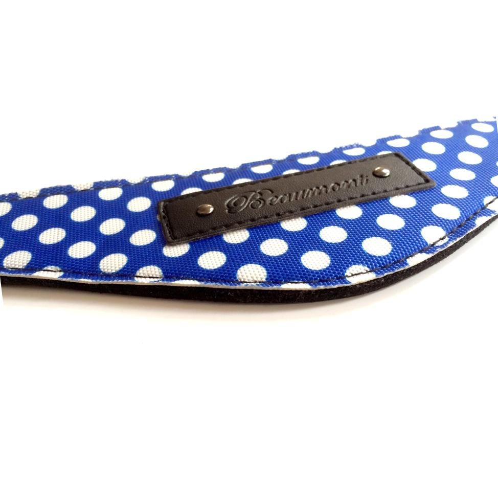 Beaumont-Clarinet-Oboe-Neck-Strap-Blue-Polka-Dot-1.jpeg