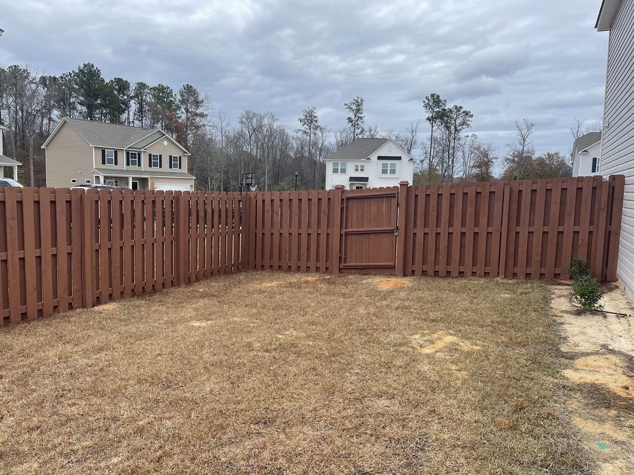 Solid Shadowbox fence stain Lexington