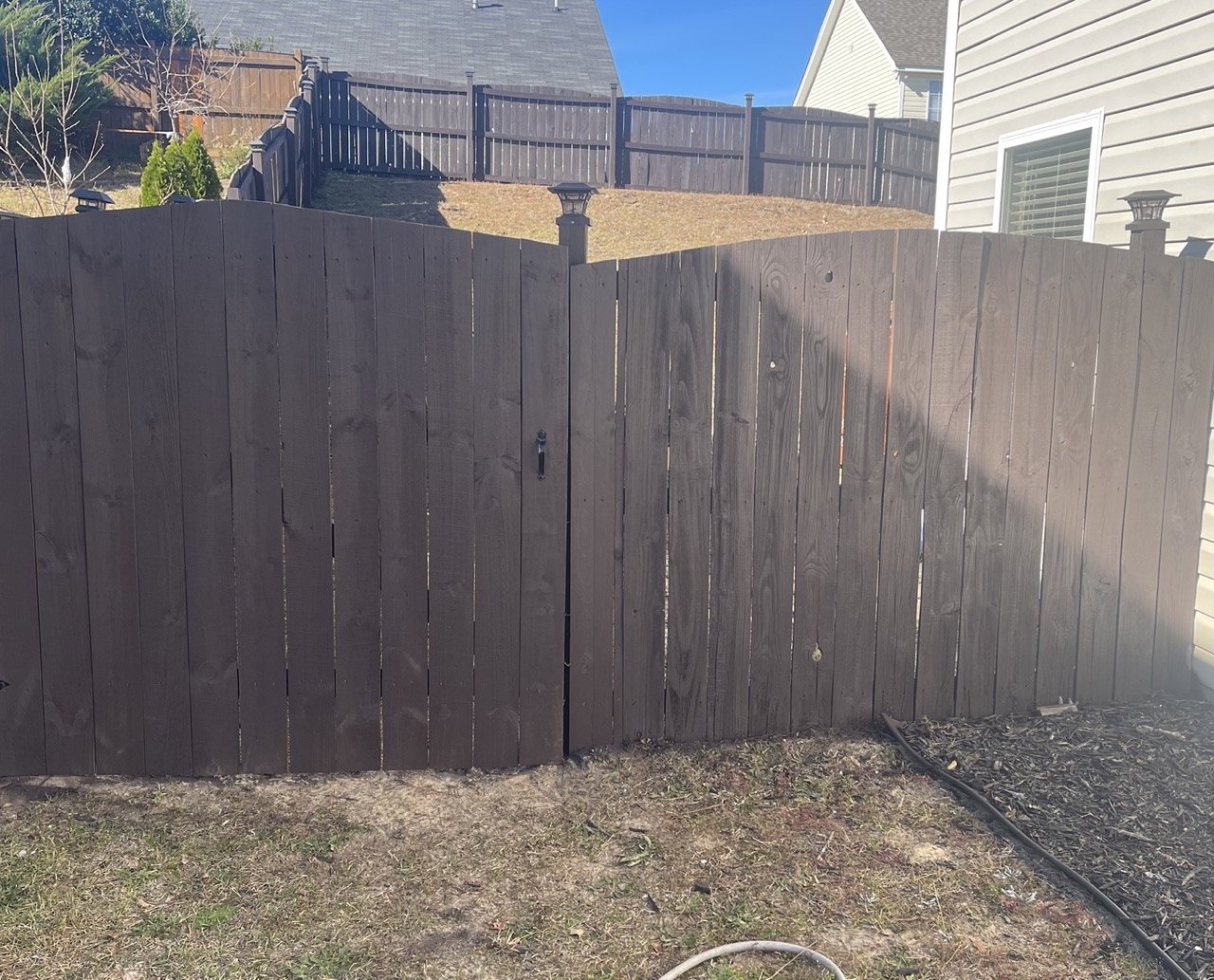 Solid Fence staining