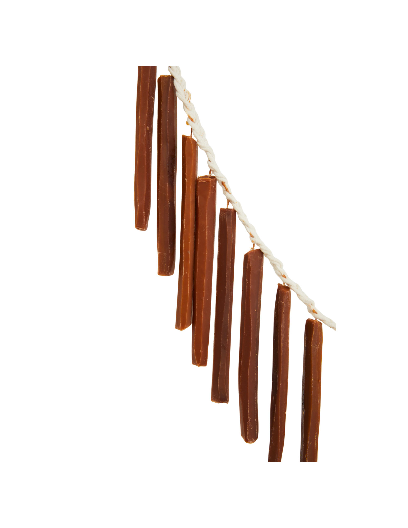 RAW CUT BEESWAX DRIP CANDLES