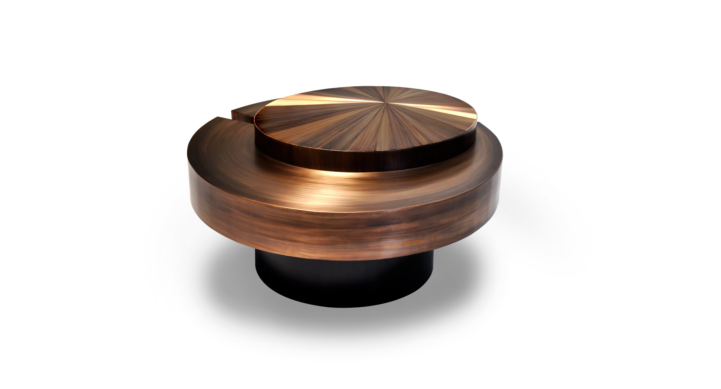 Newell Design Studio Circular Cocktail Table in Bronze 4.jpg