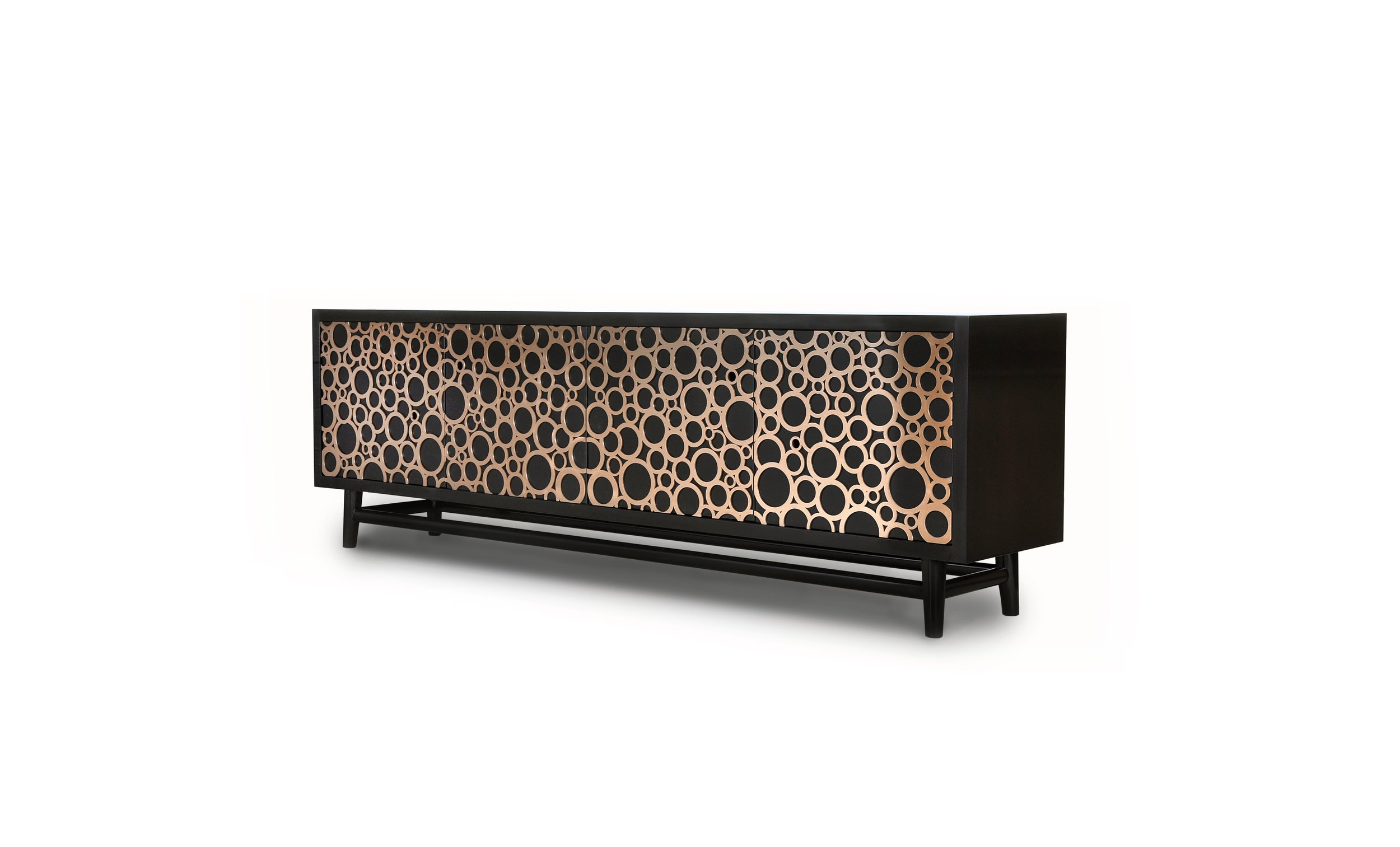 Newell Design Studio_Interlocking Sideboard Bronze and Black Lacquer-2.jpg