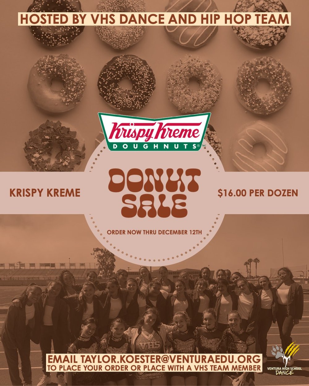 Krispy Kreme donut FUNDRAISER ??? Ventura High School Dance