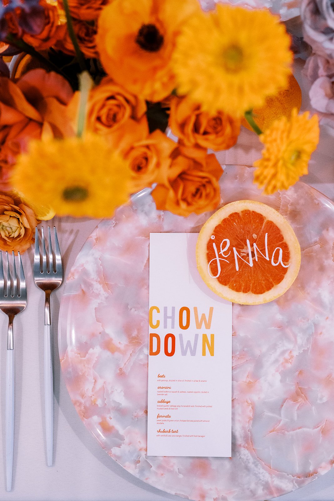 citrus placecards