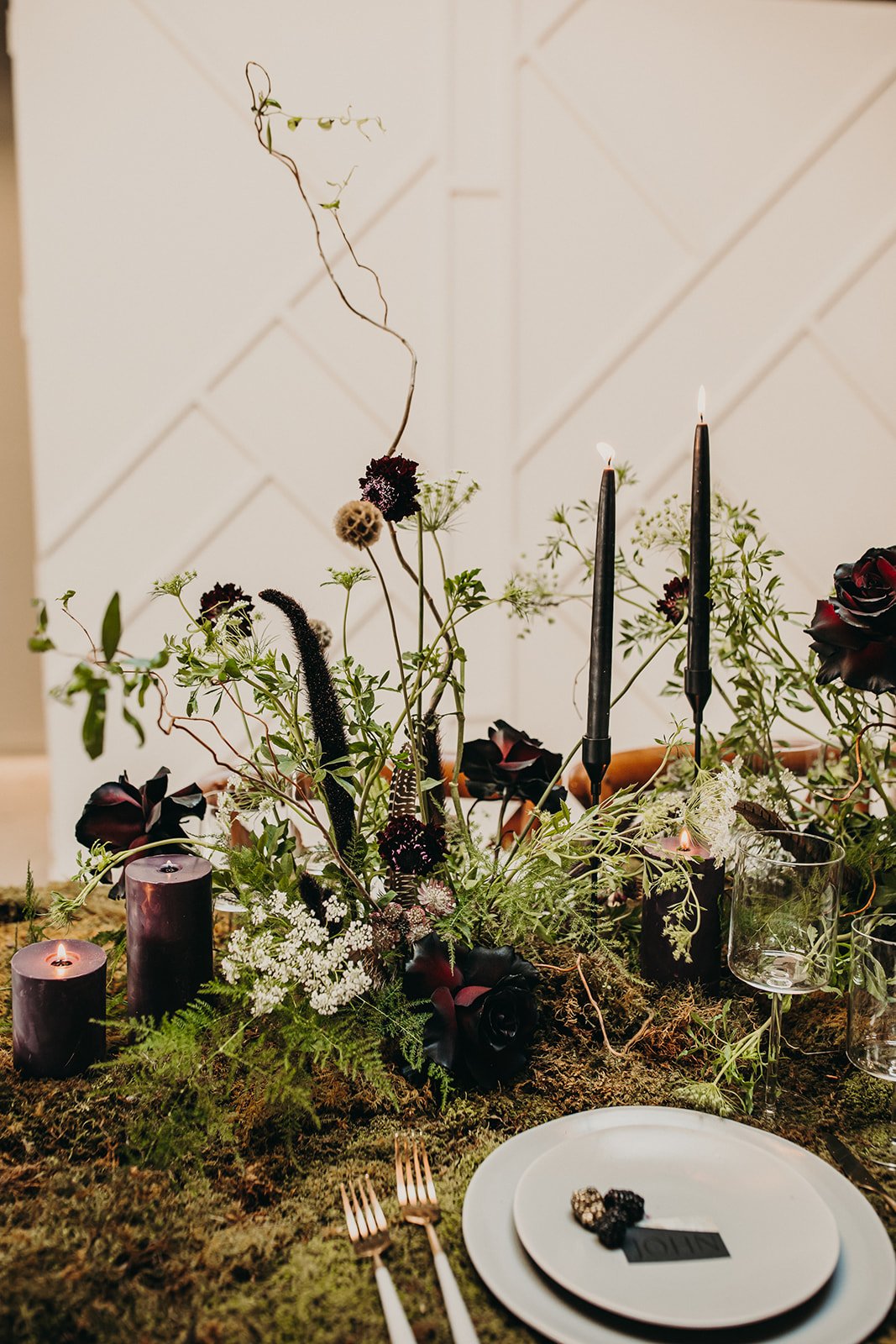 forest wedding table