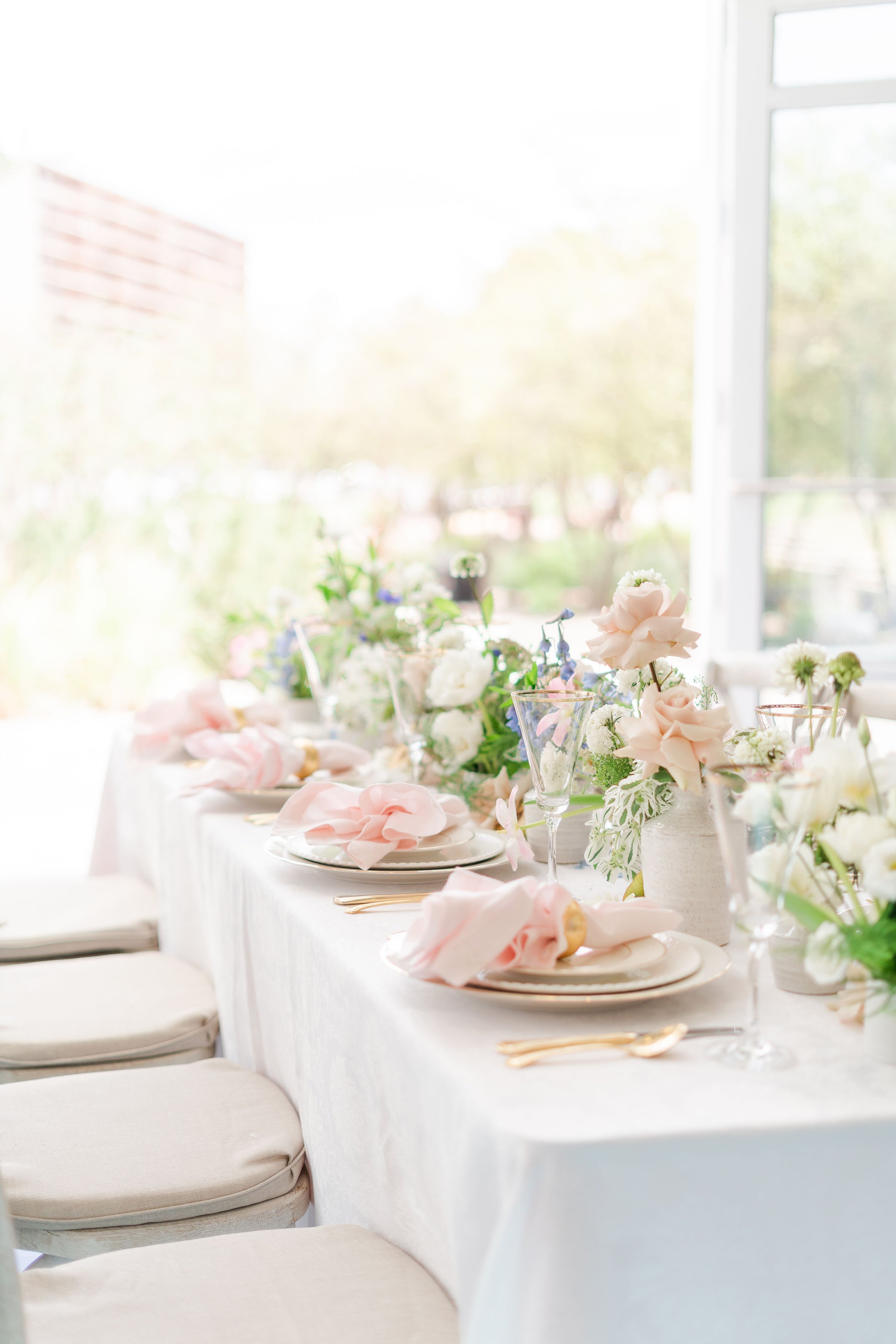 romantic garden table design