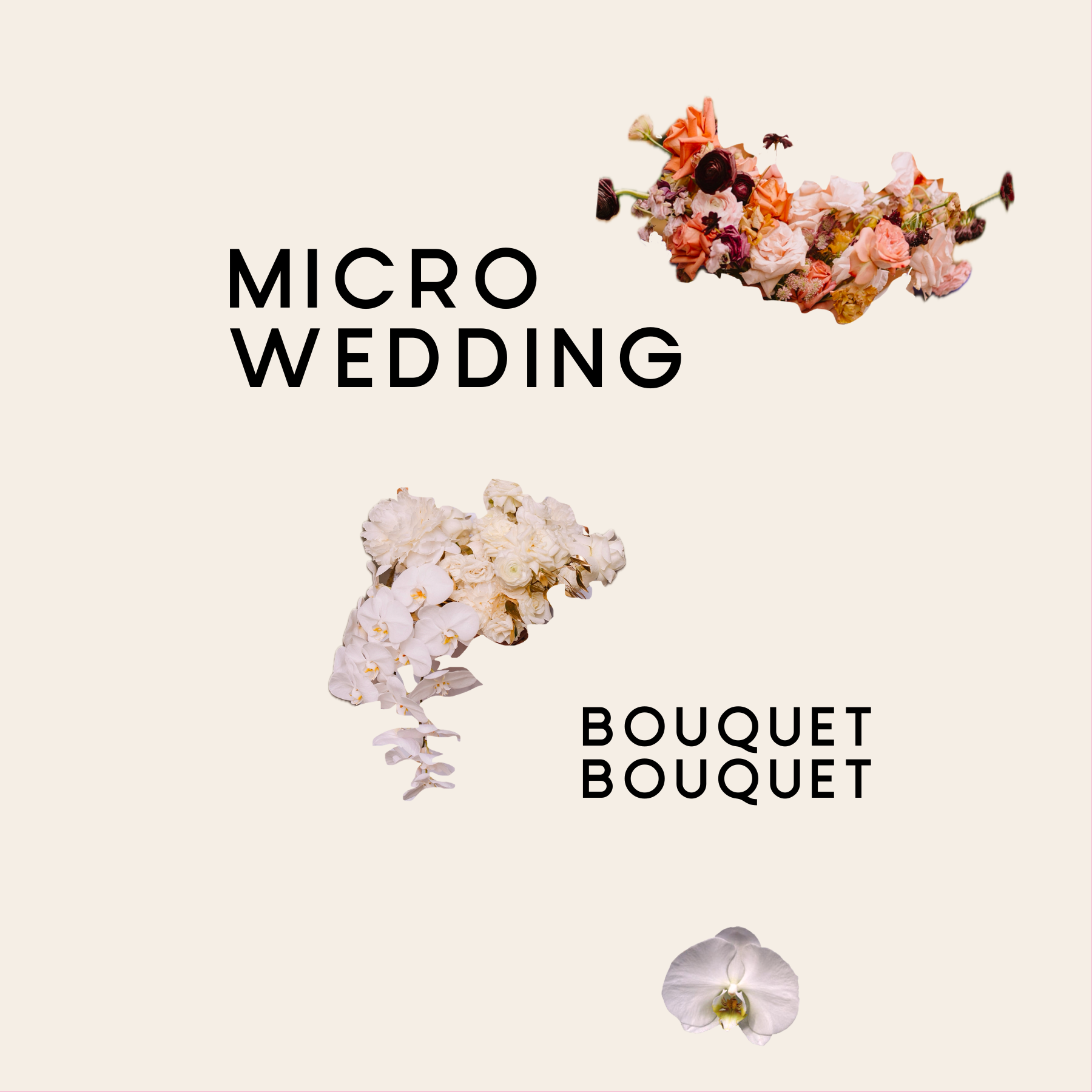 MICROWEDDING 1 - bouquet + bouquet option