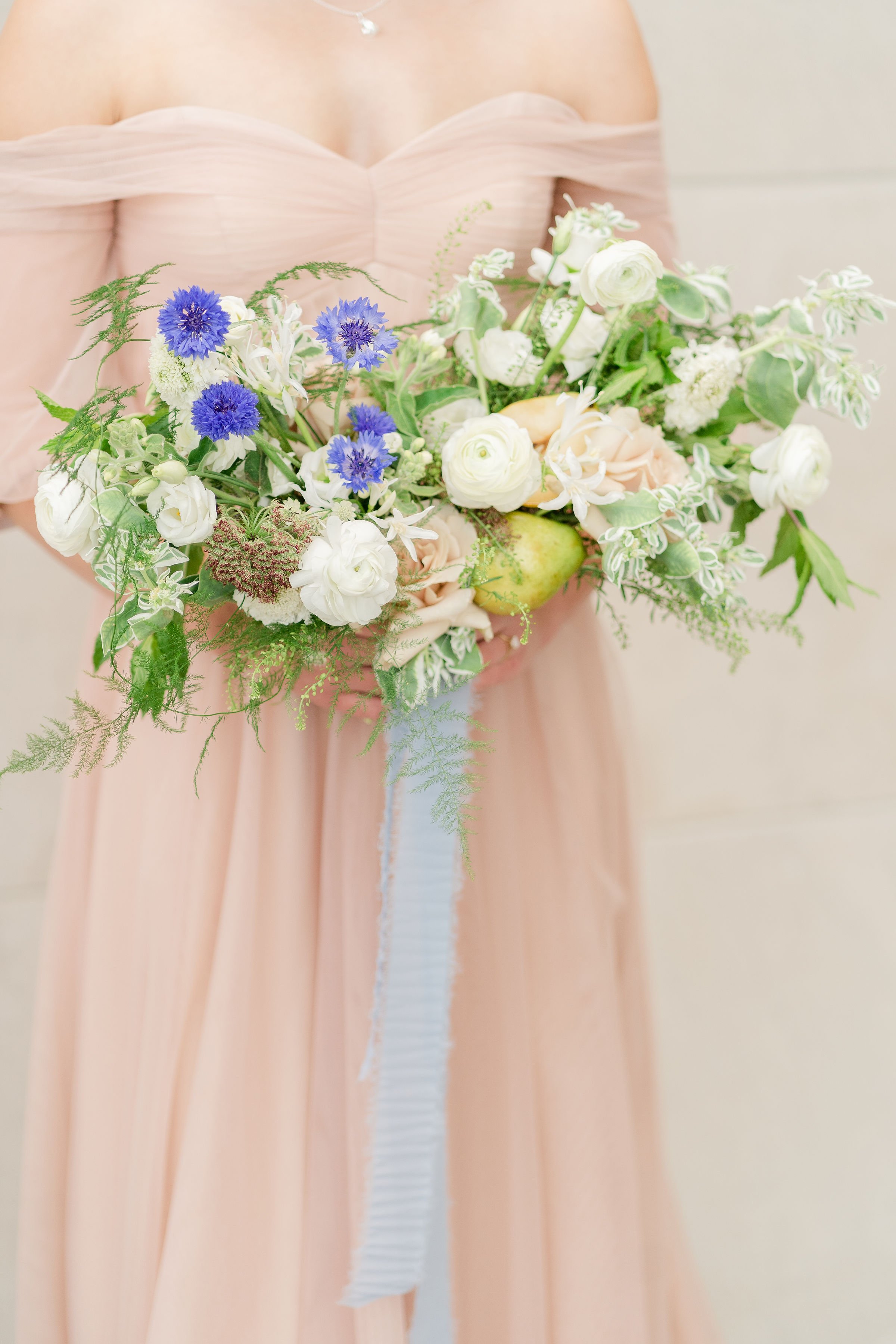 fruit and floral bouquet