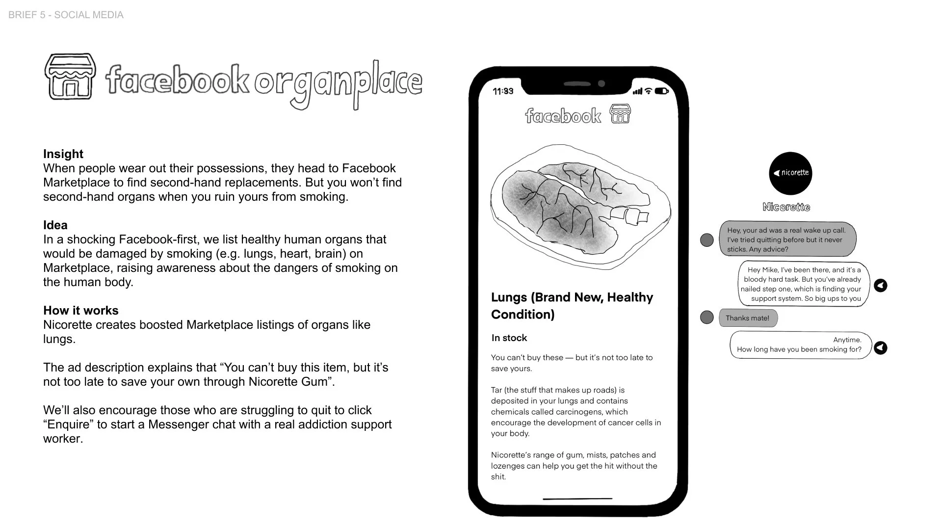 ‘Nicorette helps break your habit'