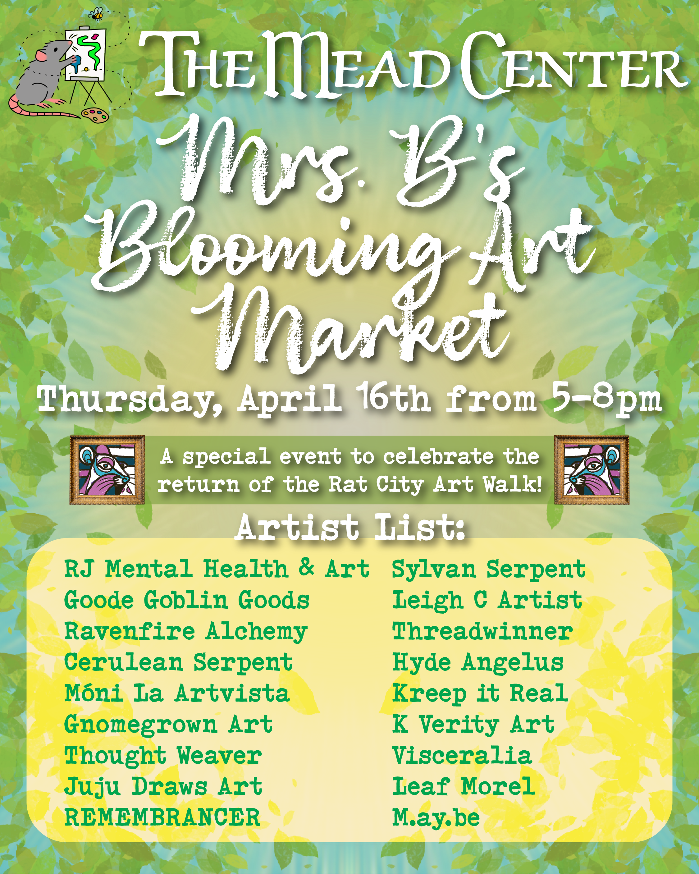 Mrs. B’s Blooming Art Market