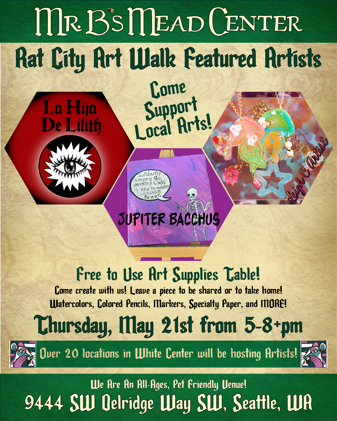 May Rat City Art Walk 