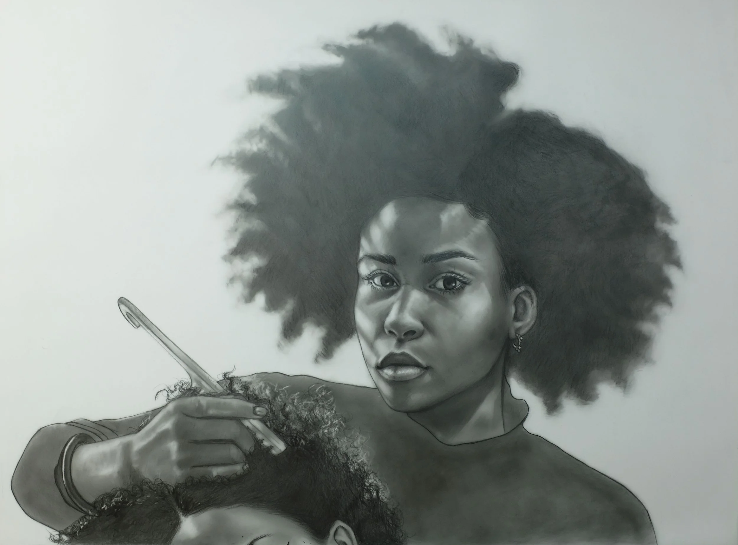 Sundays, Graphite on Drafting Film, 18x24in. 2026
