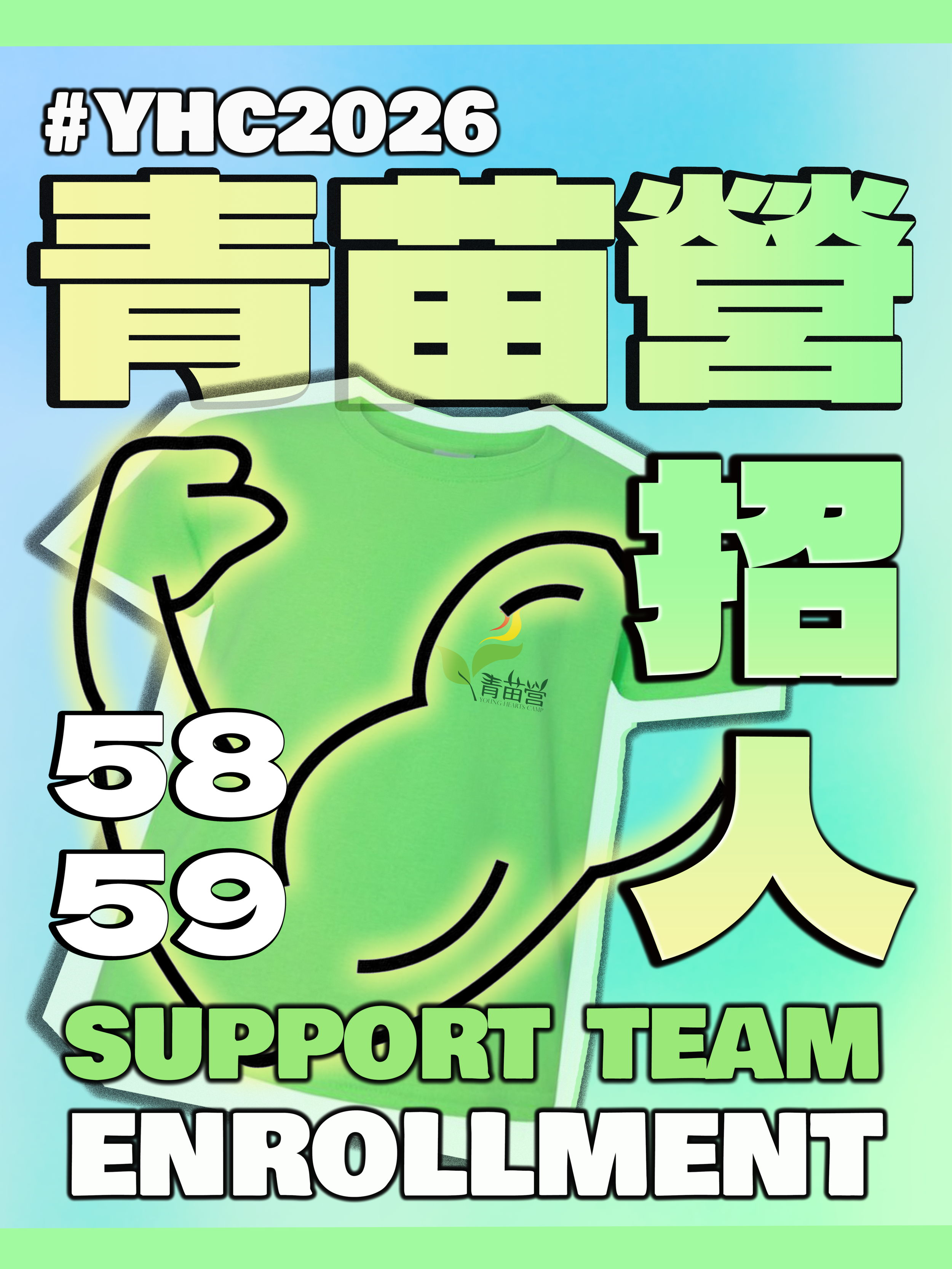 【 YHC58/59 Support Team招募 】