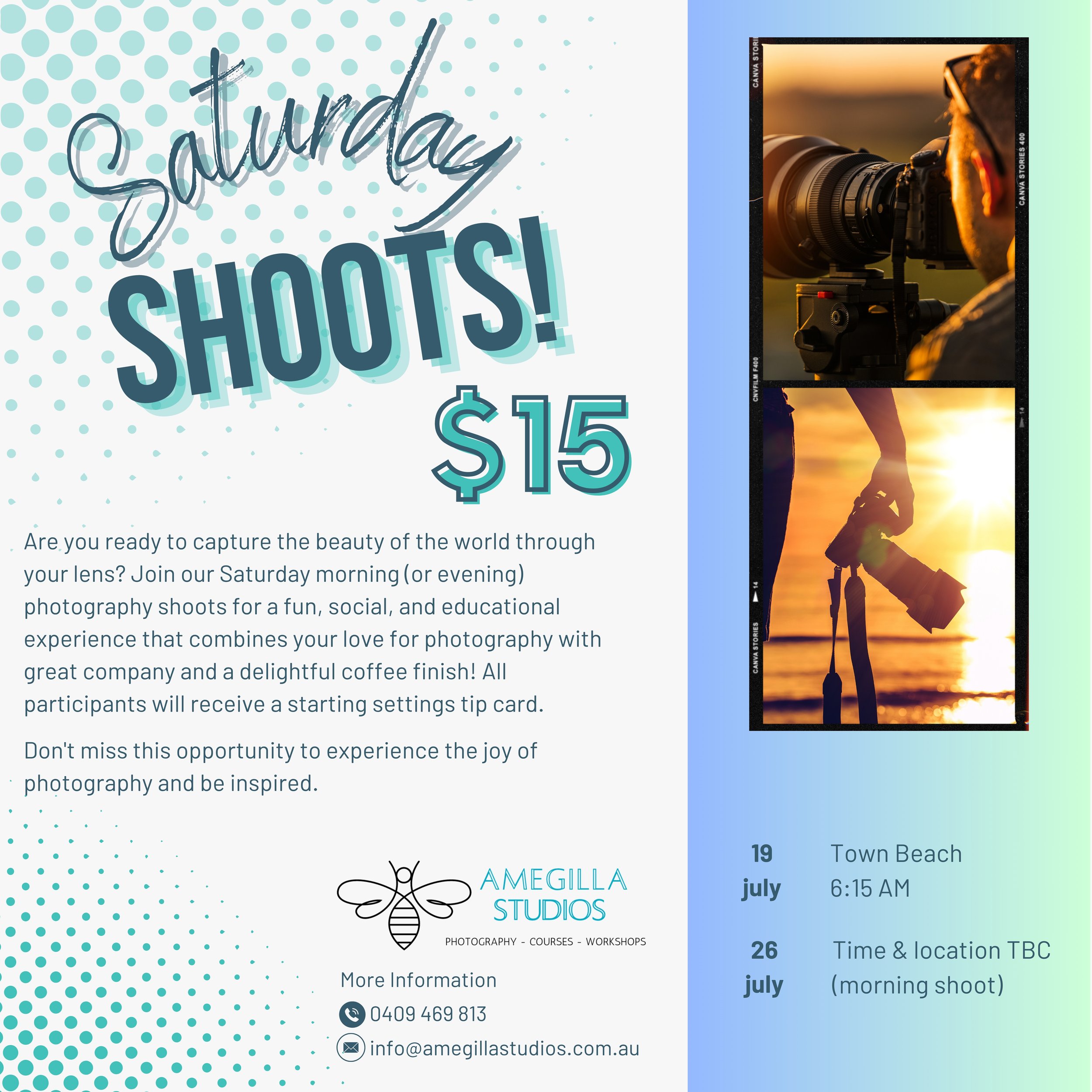 Saturday Shoots