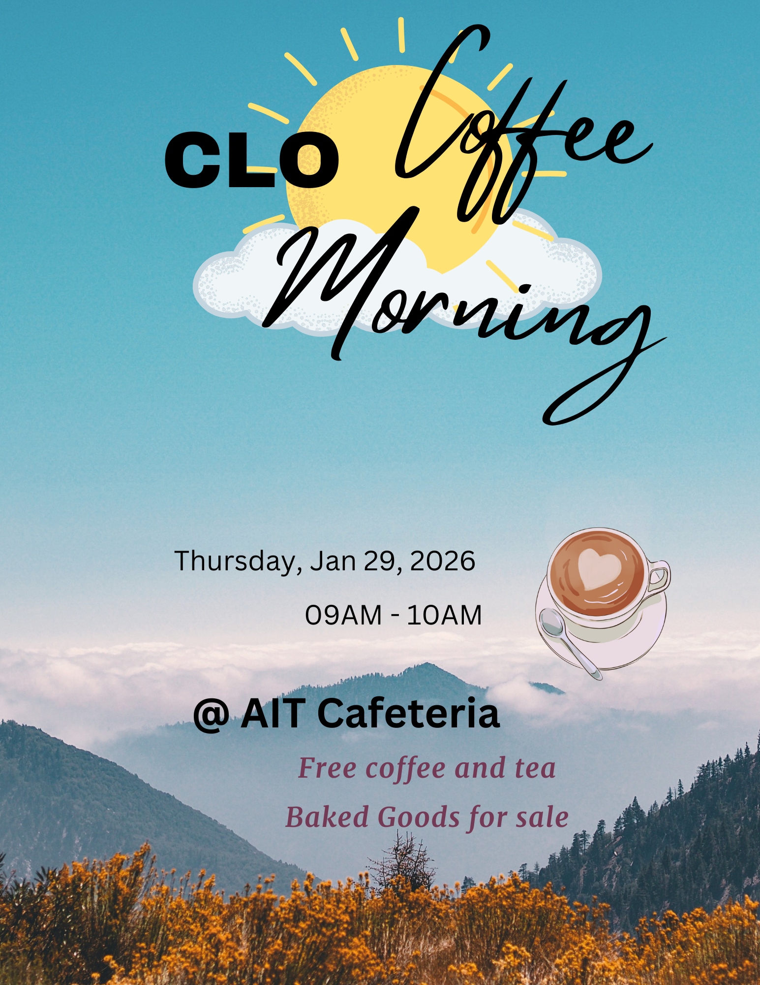 CLO  Coffee Morning 1/29