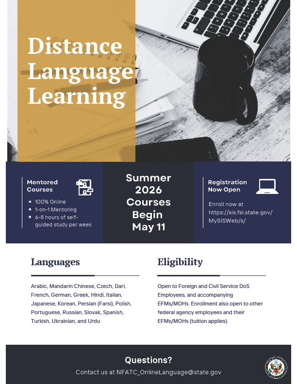 Enroll Now in DLL's Summer 2026 Courses - Start on May 11