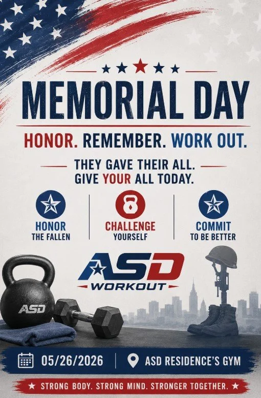 ASD Memorial Day Workout