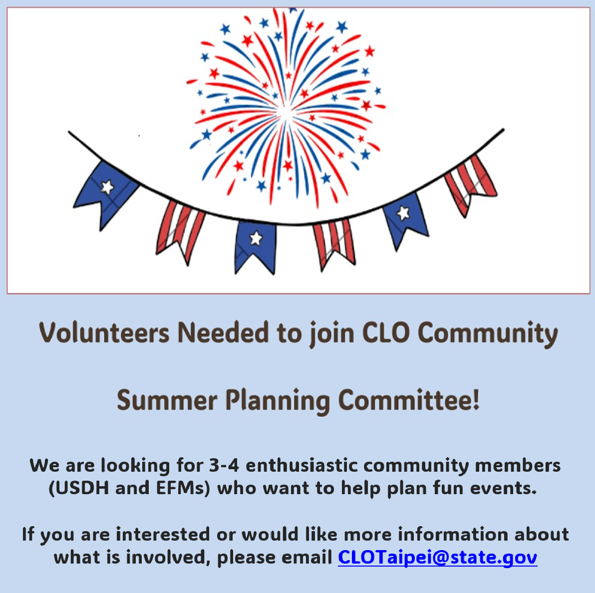 Volunteers Needed : Join the CLO Committee!