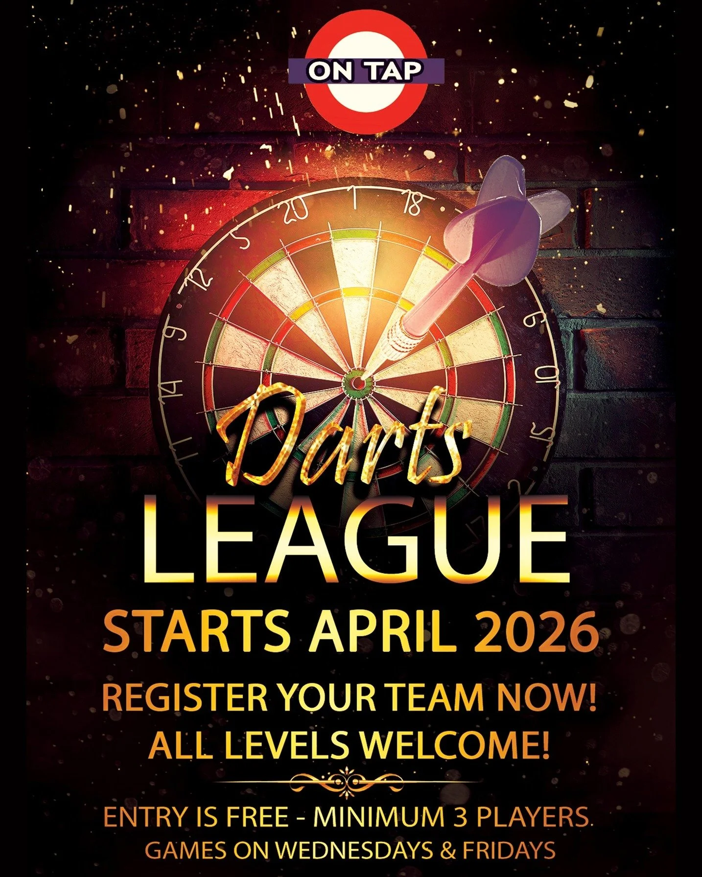 The On Tap Steel-Tipped Darts league