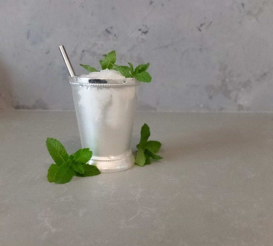 It's almost Derby time! About the only time we watch ponies run but we do get sucked into the race for the Triple Crown. The mint julep seems to be a seasonal cocktail but really should be enjoyed all summer long. Here is how we make our mint juleps.