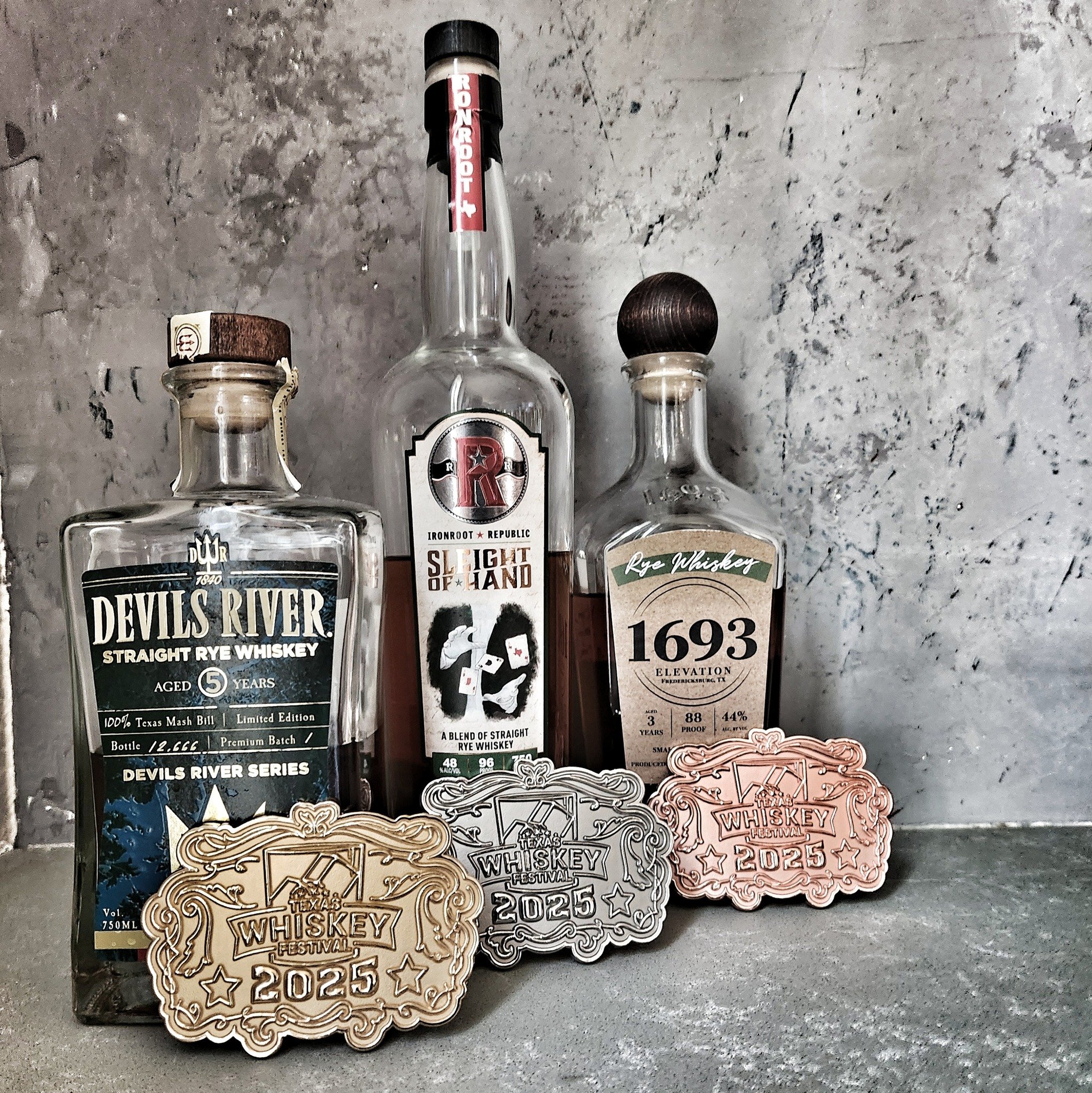 Texas Rye is on the rise. 🥃

The Rye Whiskey category was full of bold contenders, but three bottles stood out with complexity, spice, and serious Lone Star swagger.

🥇 Gold &ndash; @devilsrwhiskey 5-Year Straight Rye Whiskey
🥈 Silver &ndash; @iro