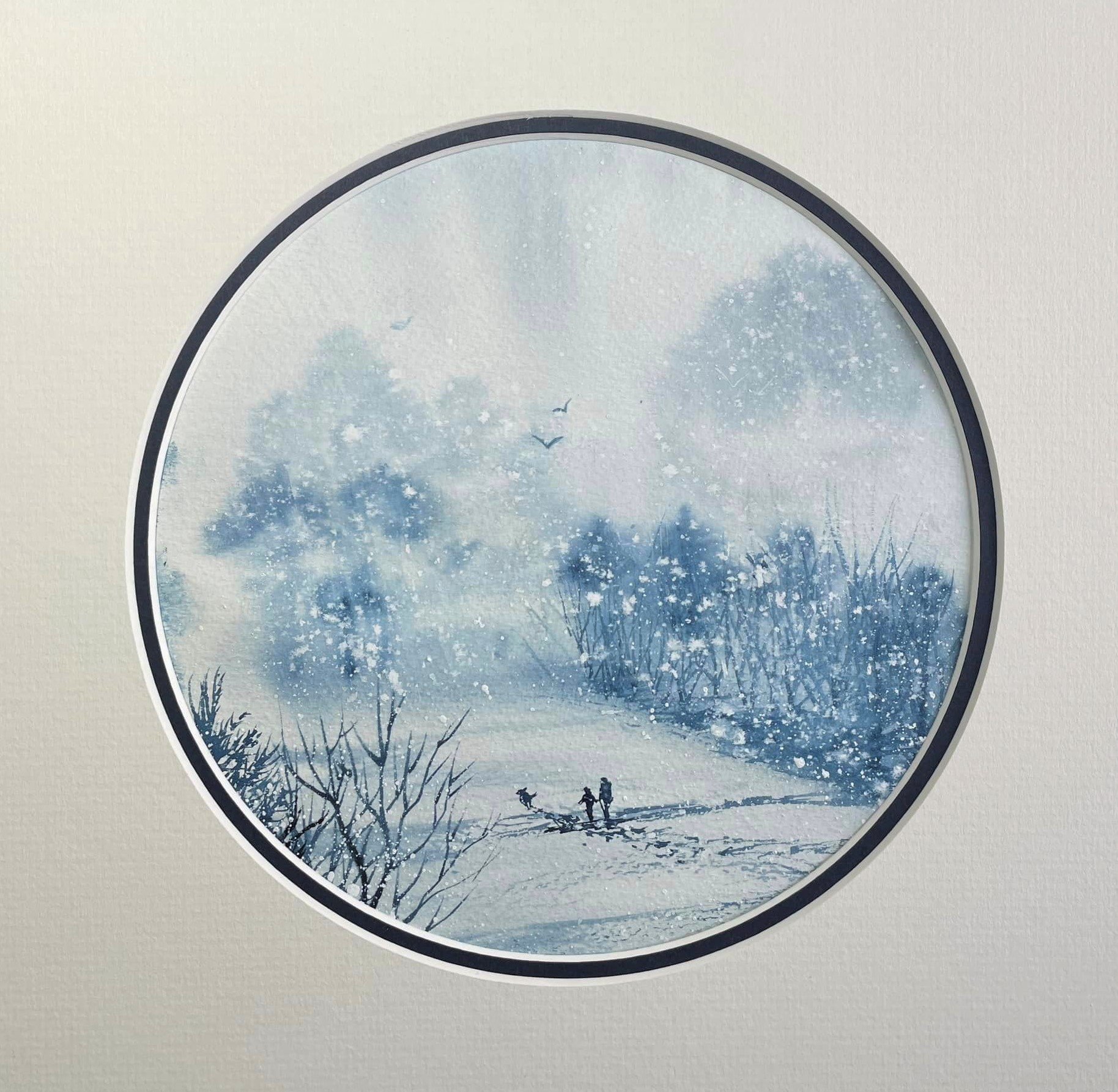 'A Walk in the Snow' - For Sale - (click to open)