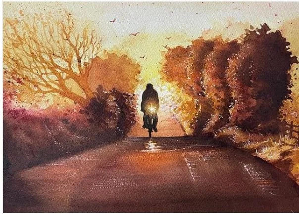 'The Lonely Cyclist' (Gift)