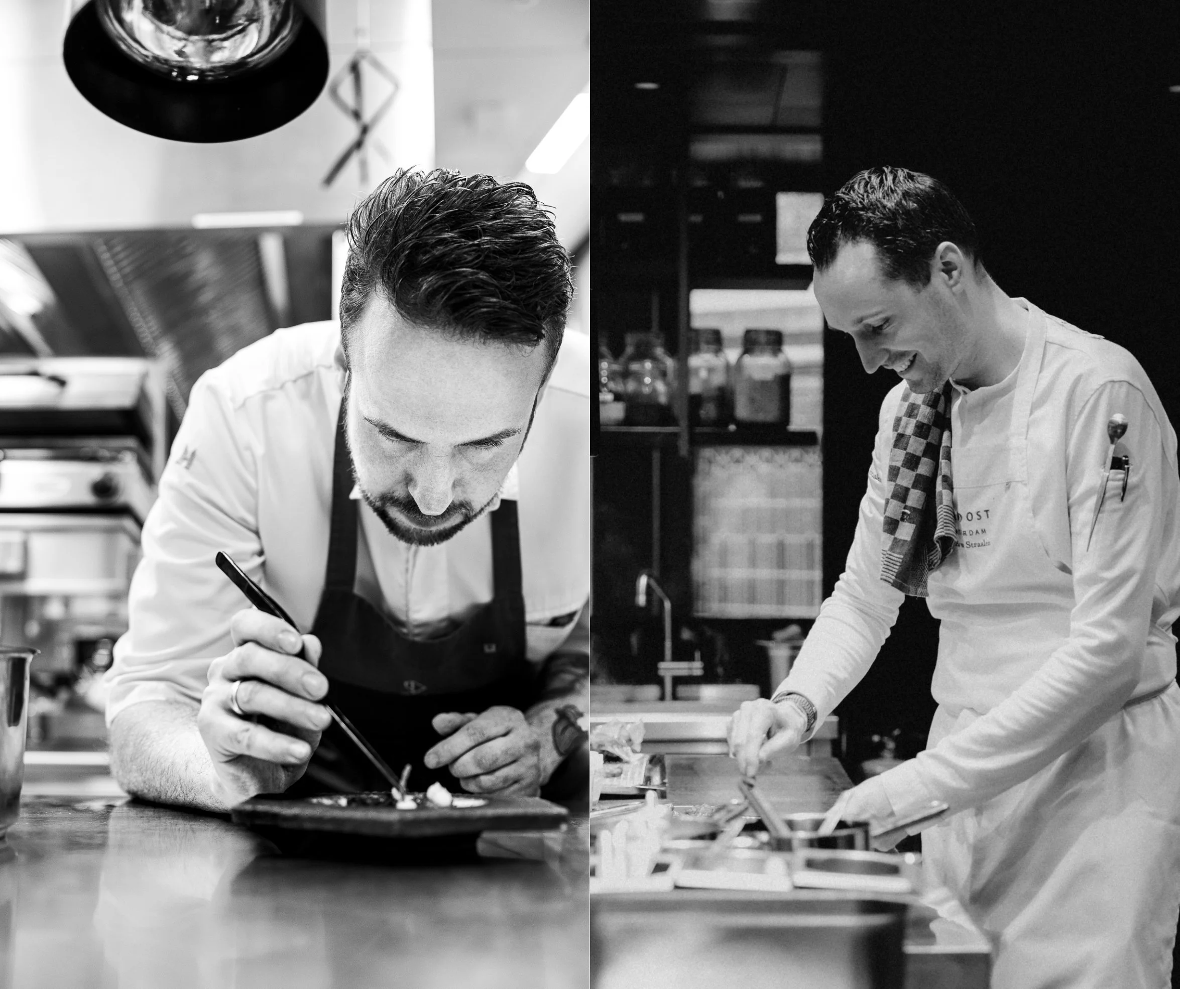 Chef Floris van Straalen en chef Soren Herzig*