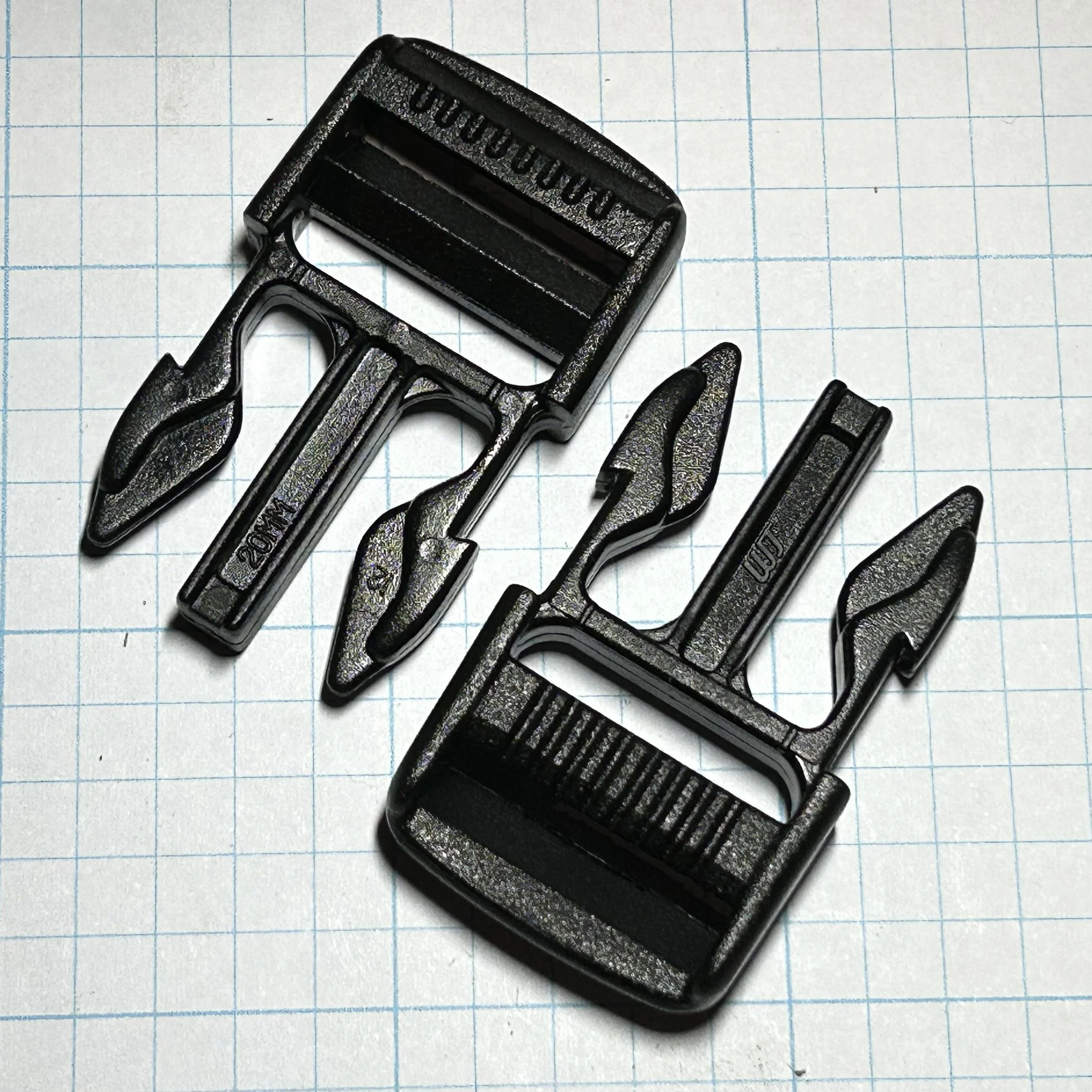 Woojin Heavy Duty Buckle NT SR 20mm Black Male