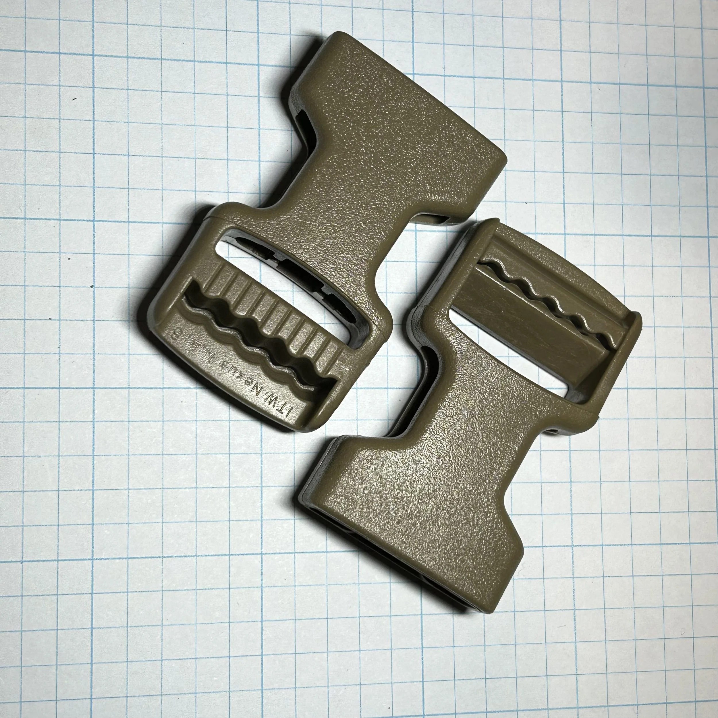 ITW Heavy Duty Buckle GTSR 25mm Female Wavelock Khaki
