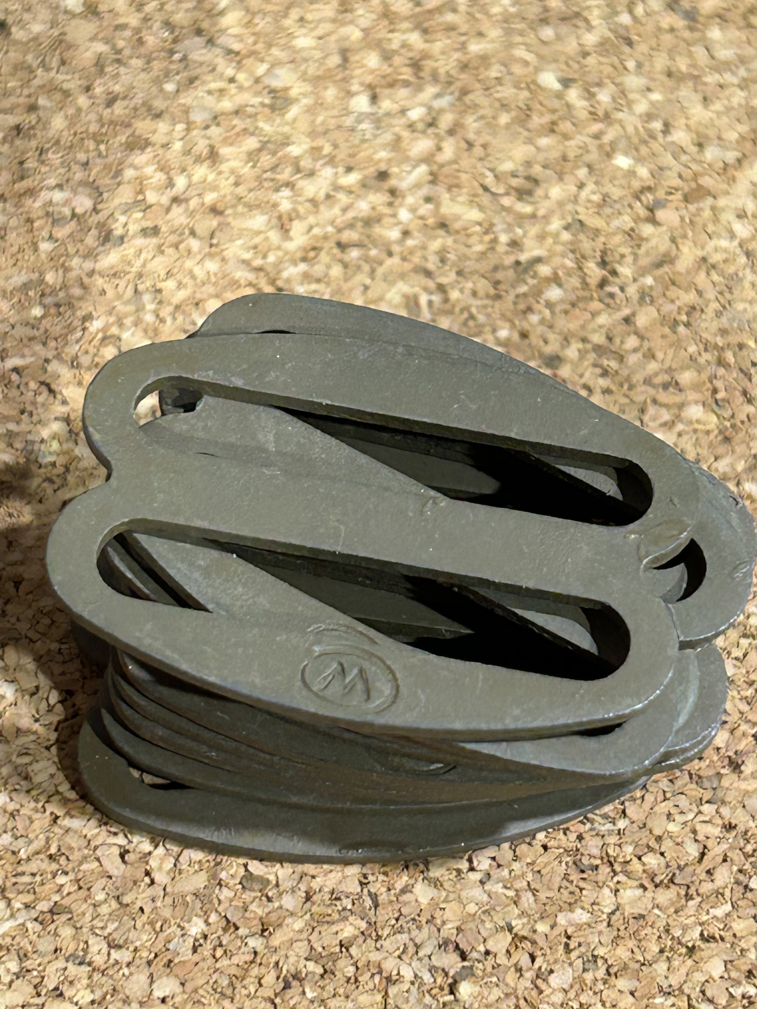 M8-Tex Single bar slide - steel 25mm