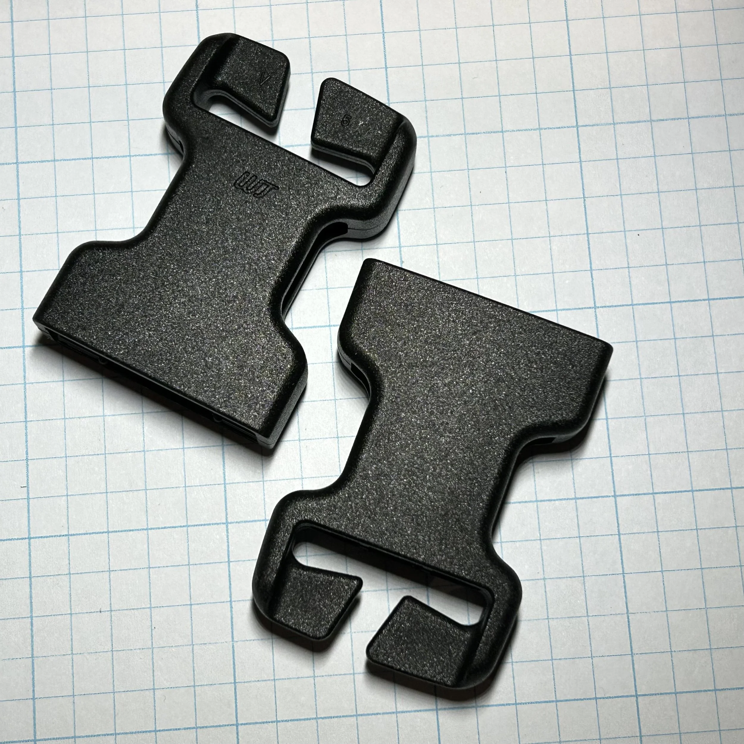 Woojin Heavy Duty Buckle NT SR 25mm Female QA Black