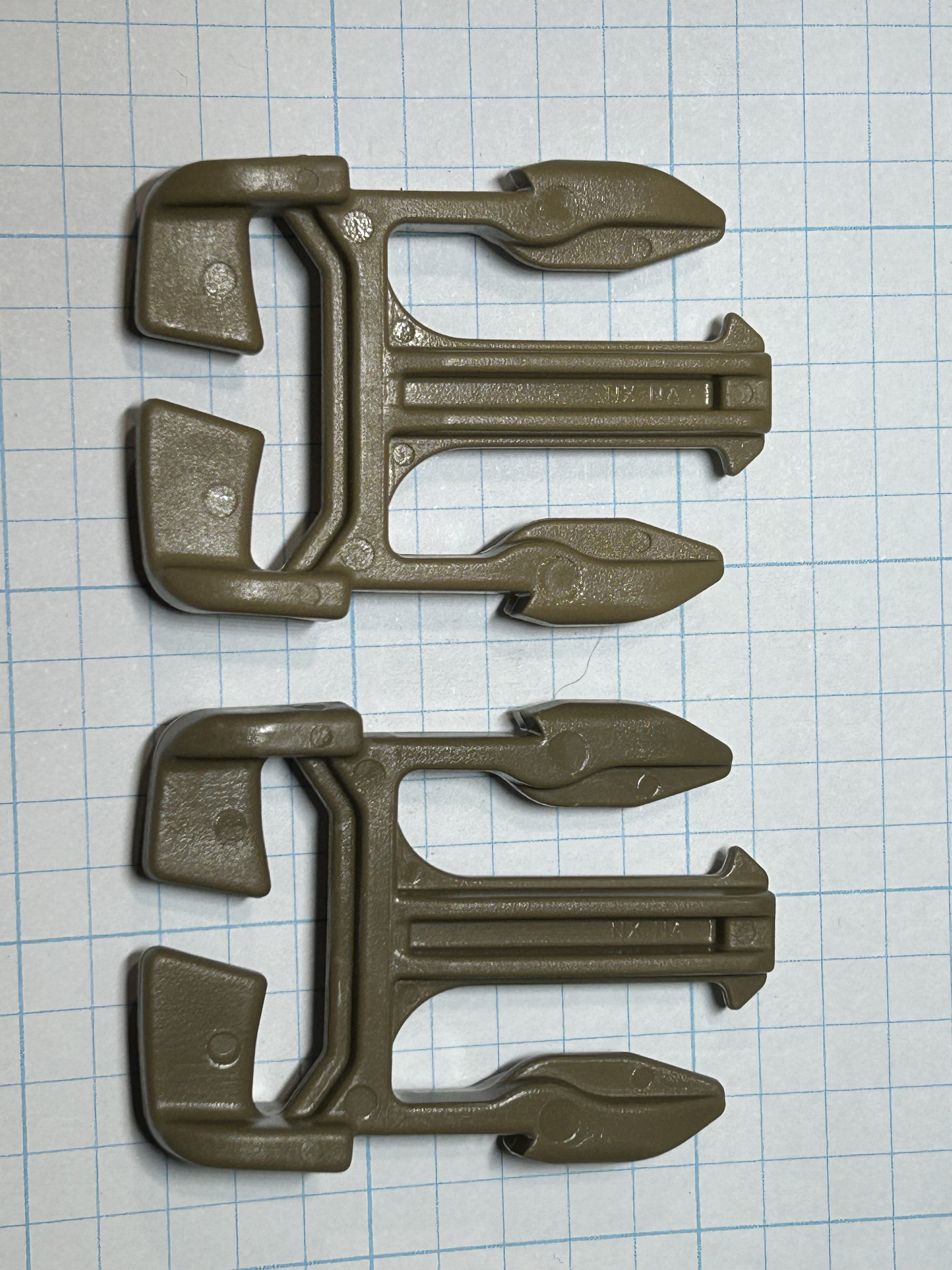 ITW Heavy Duty Buckle GTSR 25mm QA Latch Tan