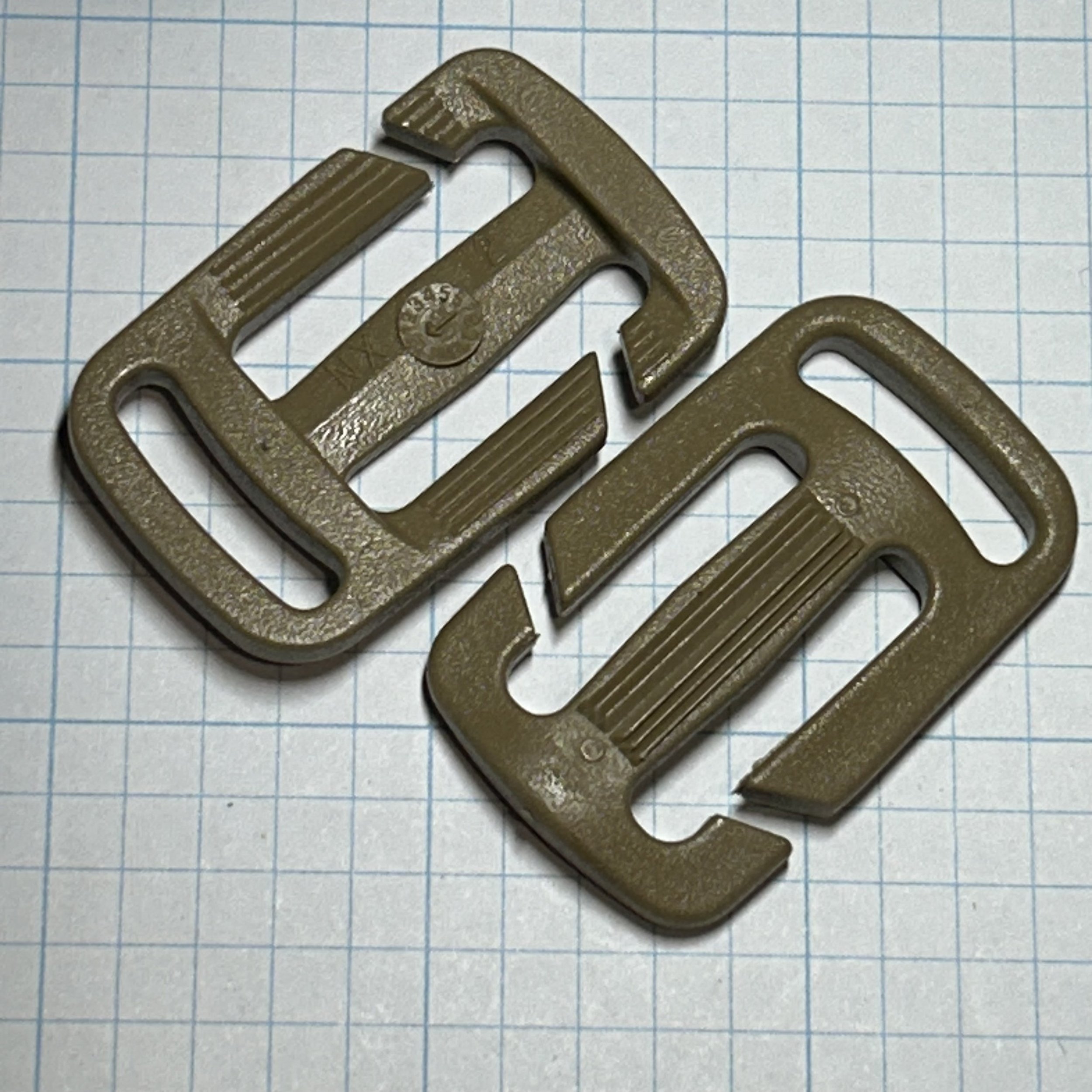 ITW Sternum Split Bar 25/20mm Khaki