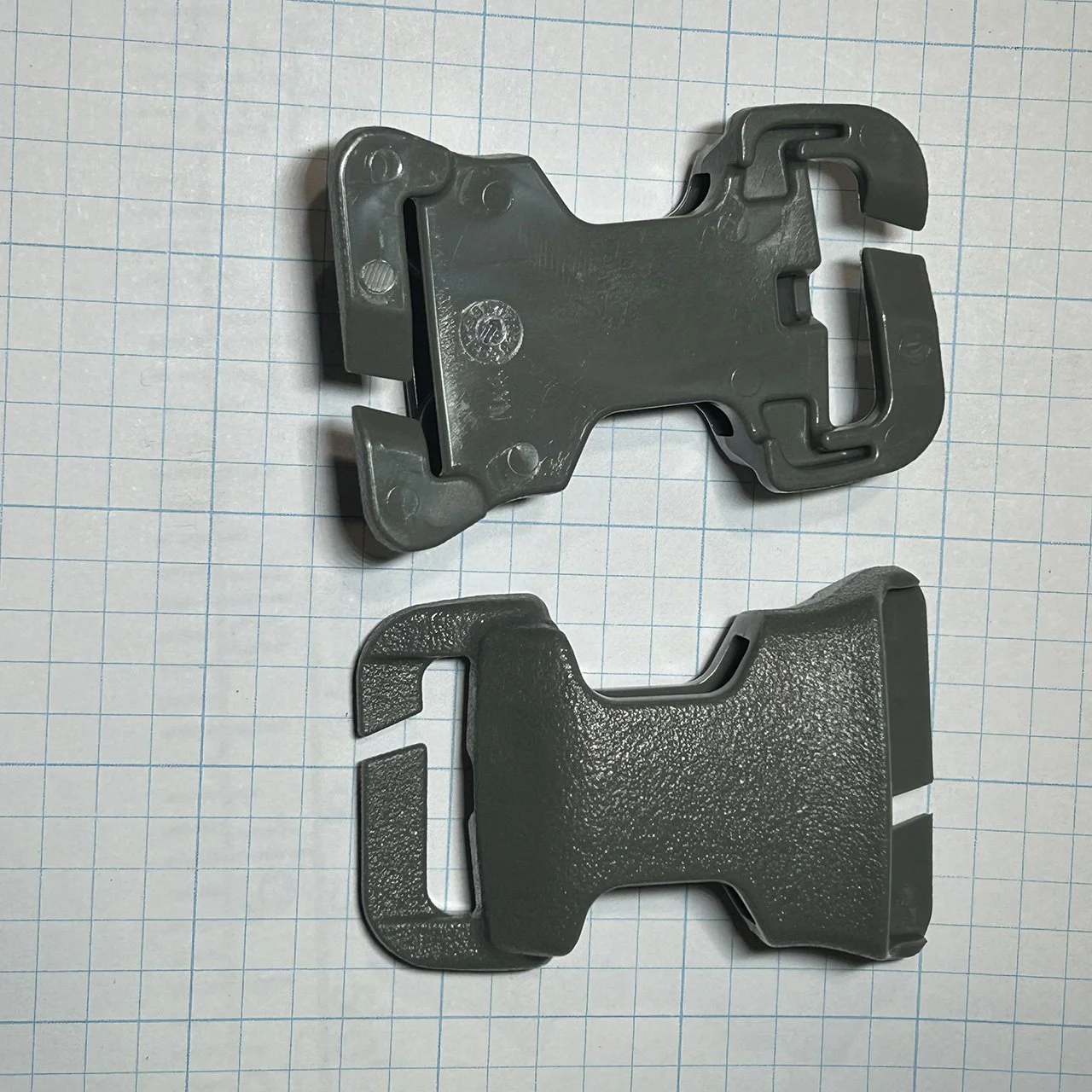 ITW Heavy Duty Buckle GT QASM 25mm Grey