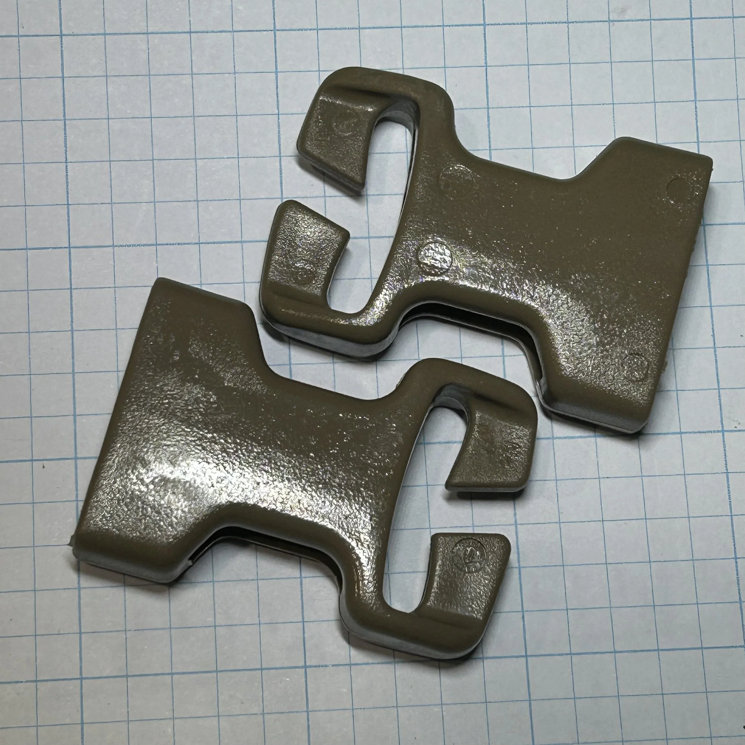 ITW Heavy Duty Buckle GTSR 25mm Female Split Bar Khaki