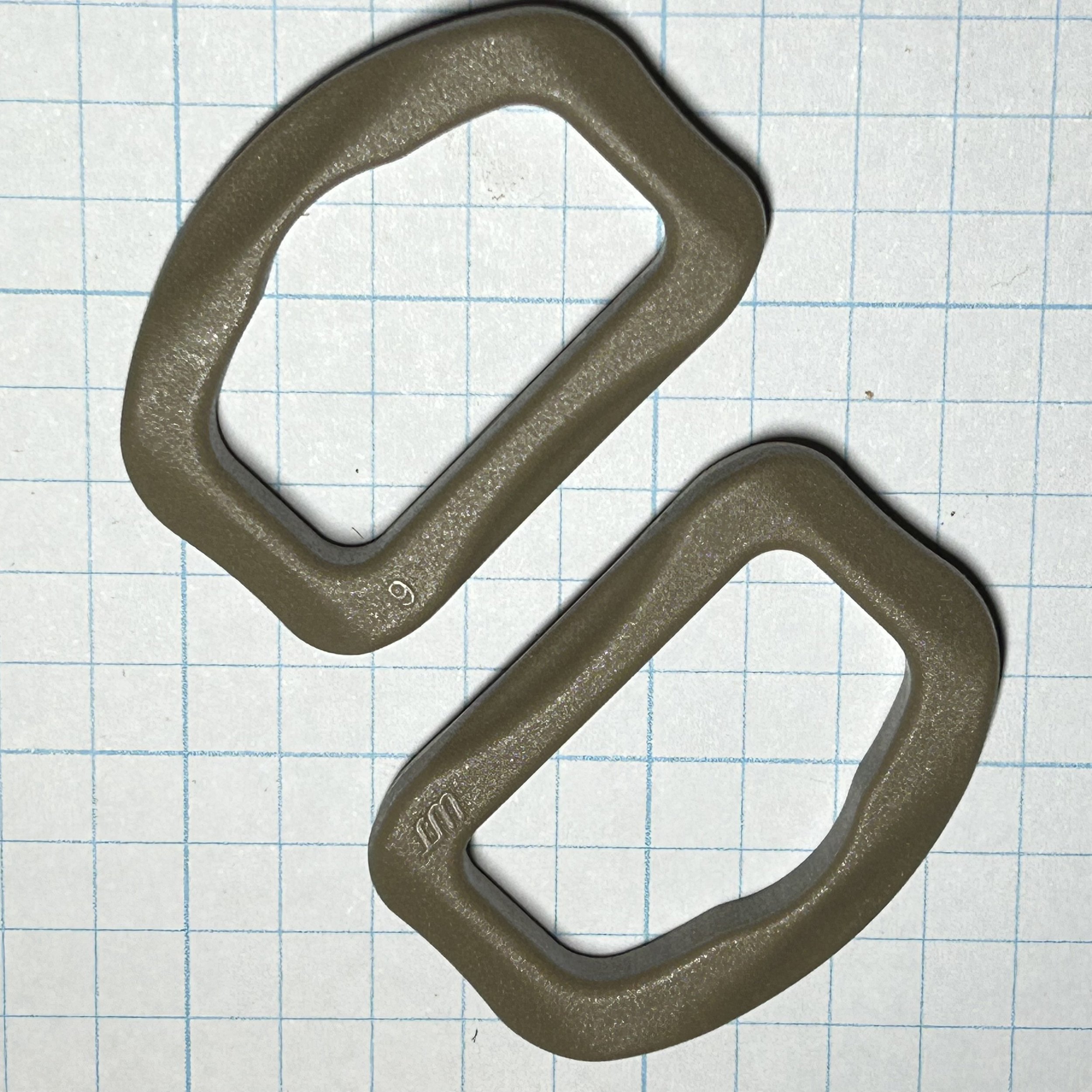 Smoothy D-Ring 25mm Tan