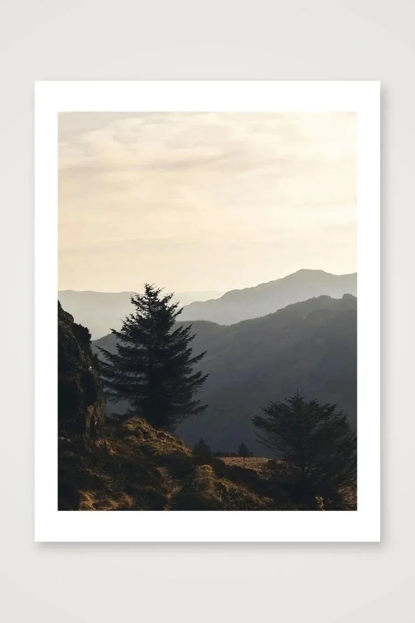 Ochtendnevel Schotse Hooglanden • Fine Art Print