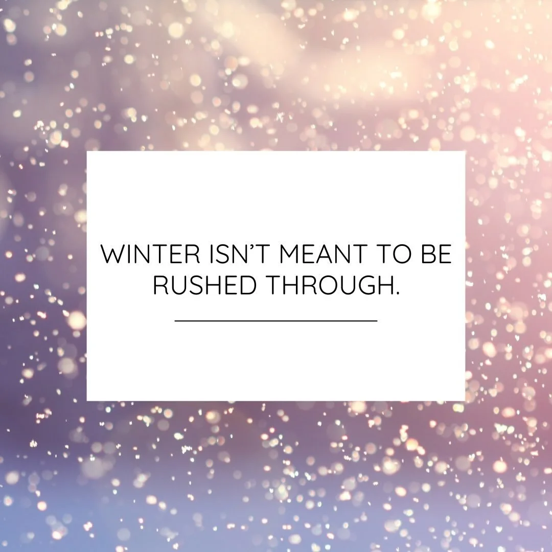 ✨Winter Gathering ✨
Jan. 12th-March 15th

A space for real conversations, seasonal reflection, and the magic of writing things down.

The holidays are here and while they can bring beauty and connection, they can also bring overwhelm, grief, and 