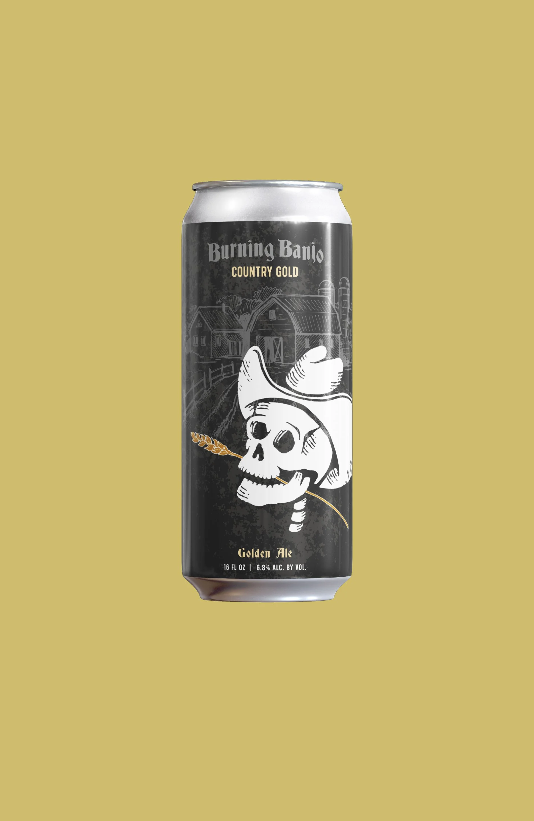 BURNING BANJO Gold — Butternuts Beer & Ale