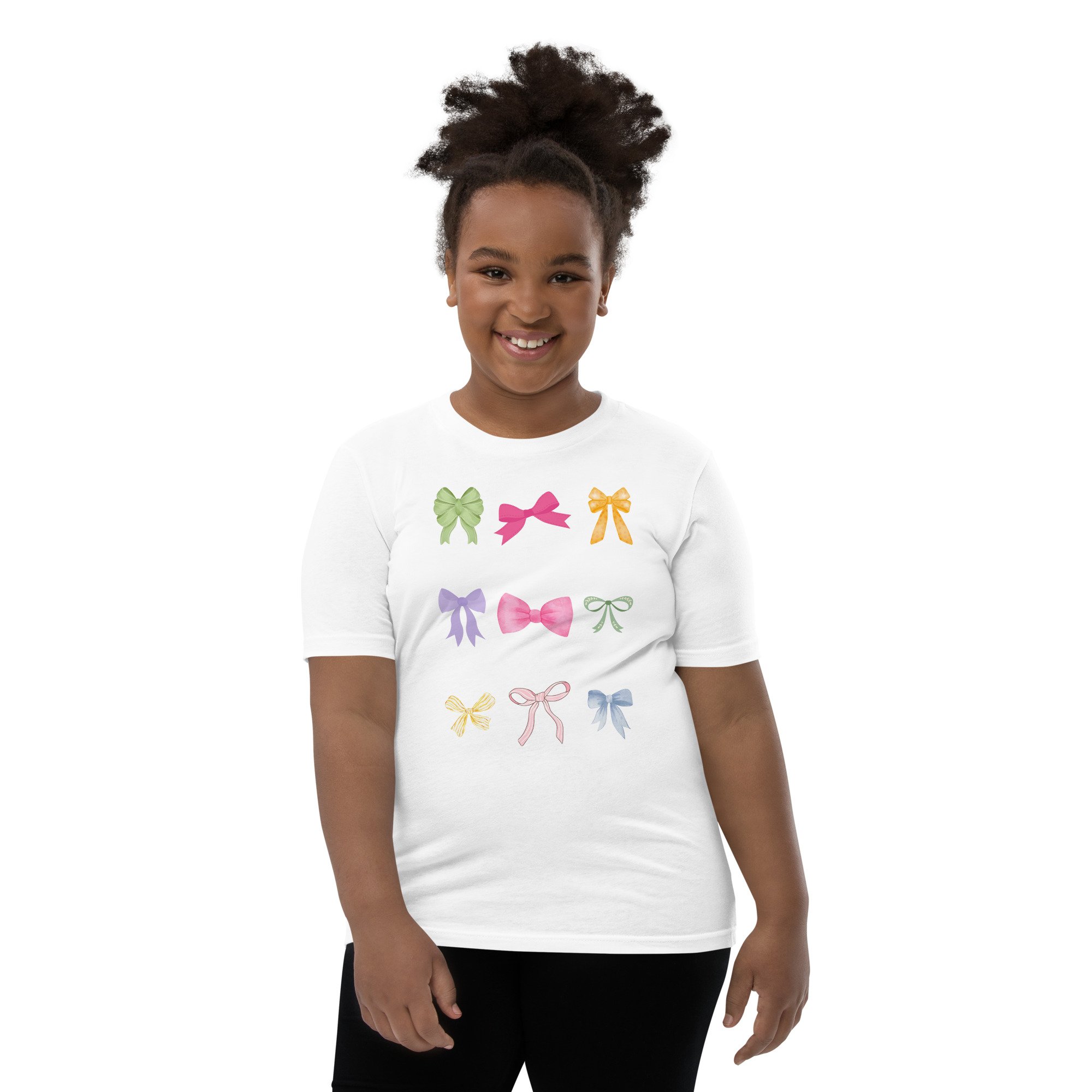 Coquette Cherry Bow Youth T-Shirt