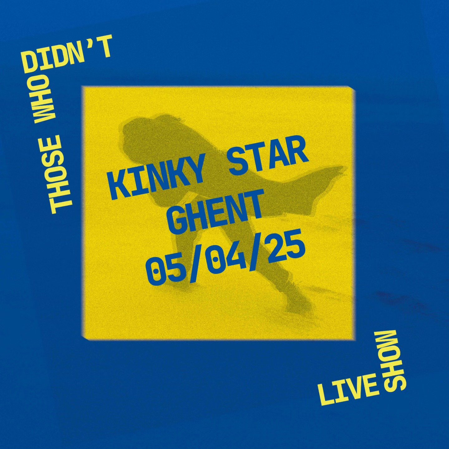IT'S BEEN A WHILE GHENT, SEE YOU SATURDAY. @muziekcentrumkinkystar