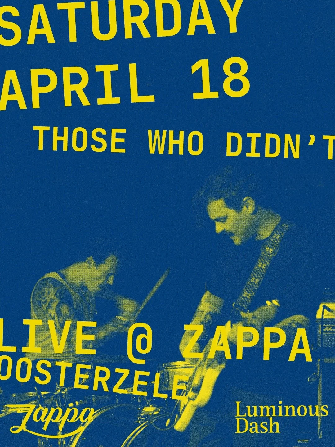 We'll be playing at @zappa_bar in Oosterzele in a couple of weeks. Come on down, it's gonna be fun!