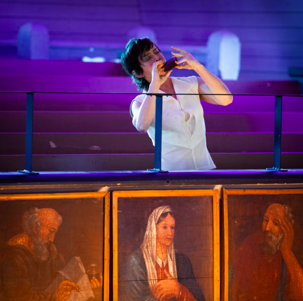 "It's great to watch contemporary music superstar Claire Chase fling herself around the church and master seven different flutes, and to watch world-renowned 86-year-old composer Annea Lockwood close her eyes and listen."
--Helsingin Sanomat